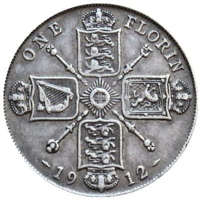 British 1912 Florin Value