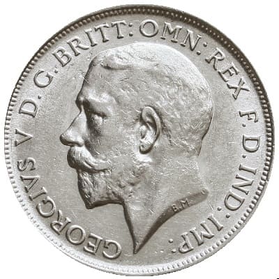 British 1914 Florin