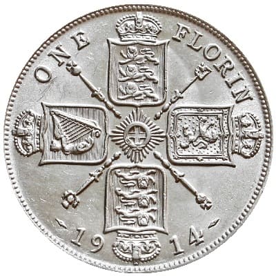 British 1914 Florin Value