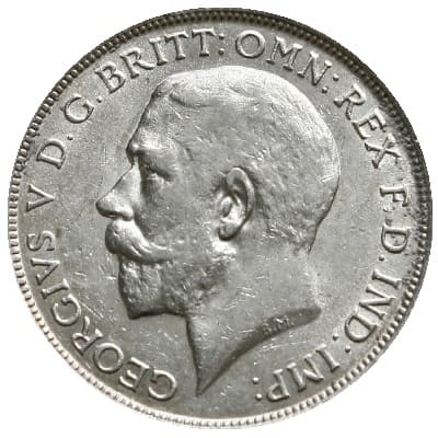 British 1917 Florin