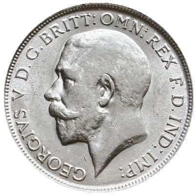 British 1919 Florin