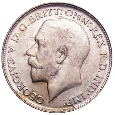 British 1920 Florin