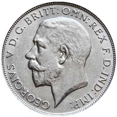 British 1923 Florin
