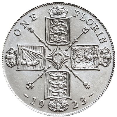 British 1923 Florin Value