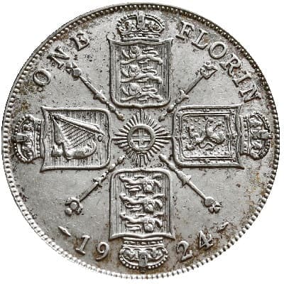 British 1924 Florin Value