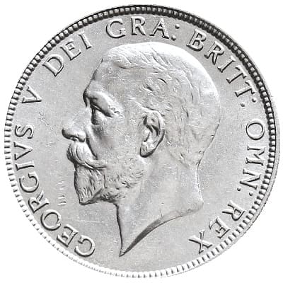 British 1929 Florin