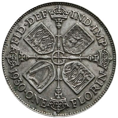 British 1930 Florin Value