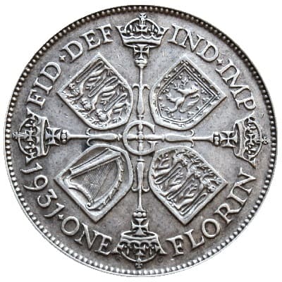 British 1931 Florin Value