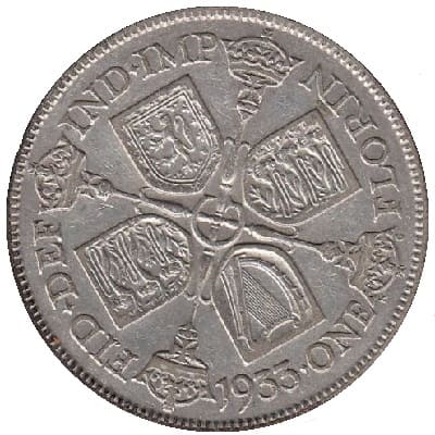 British 1933 Florin Value