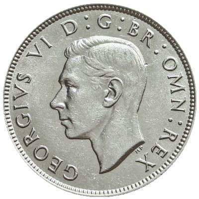 British 1937 Florin