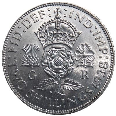 British 1938 Florin Value