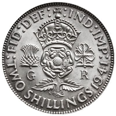 British 1941 Florin Value