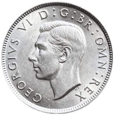 British 1942 Florin