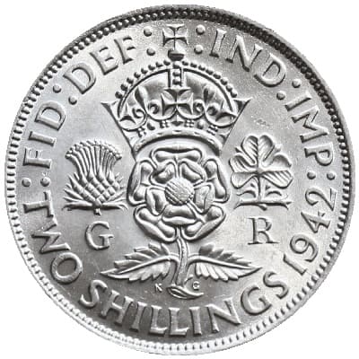 British 1942 Florin Value