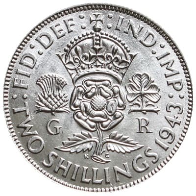 British 1943 Florin Value