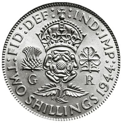 British 1944 Florin Value