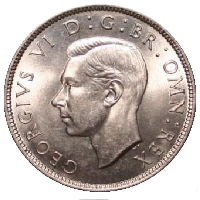 British 1948 Florin