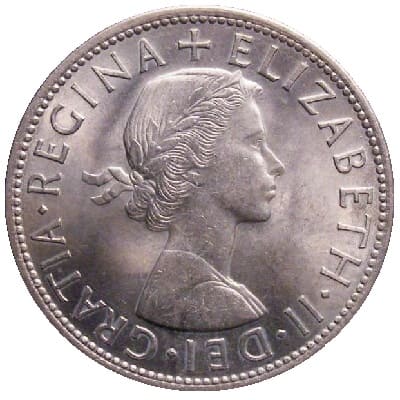British 1954 Florin