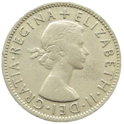 British 1956 Florin