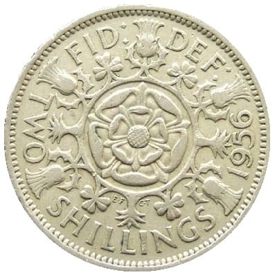 British 1956 Florin Value