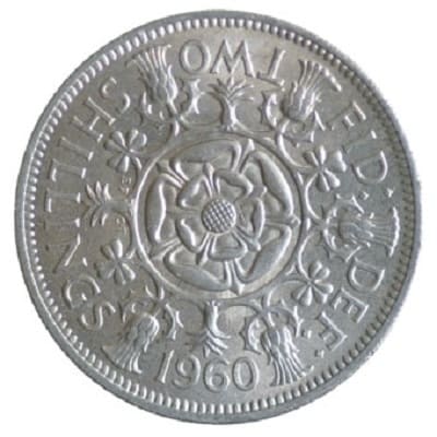 British 1960 Florin Value