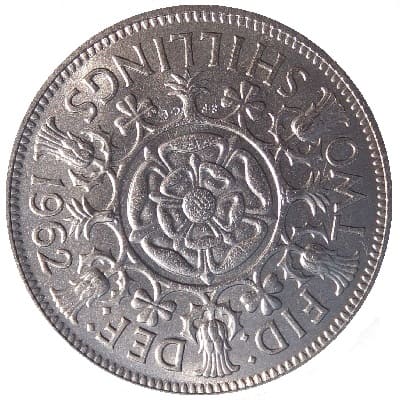 British 1962 Florin Value