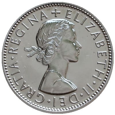 British 1970 Florin