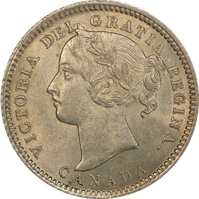 Canadian Canadian 1882 10 Cent Value