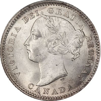 Canadian Canadian 1888 10 Cent Value
