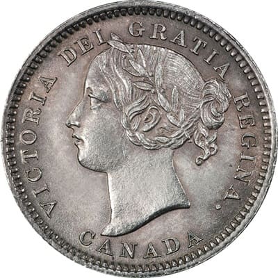 Canadian Canadian 1896 10 Cent Value