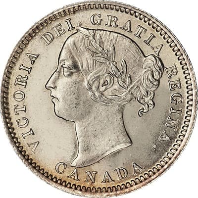 Canadian Canadian 1898 10 Cent Value