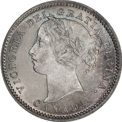 Canadian Canadian 1899 10 Cent Value