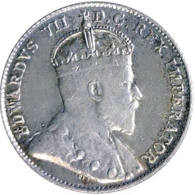 Canadian Canadian 1906 10 Cent Value