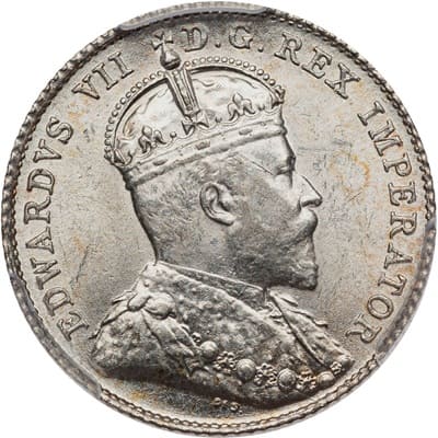 Canadian Canadian 1909 10 Cent Value