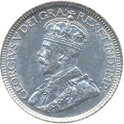 Canadian Canadian 1913 10 Cent Value