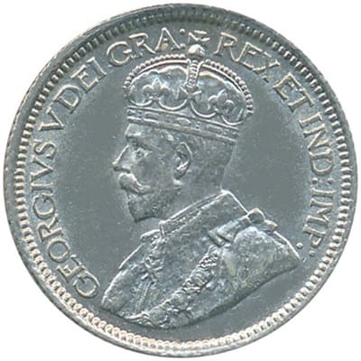 Canadian Canadian 1916 10 Cent Value