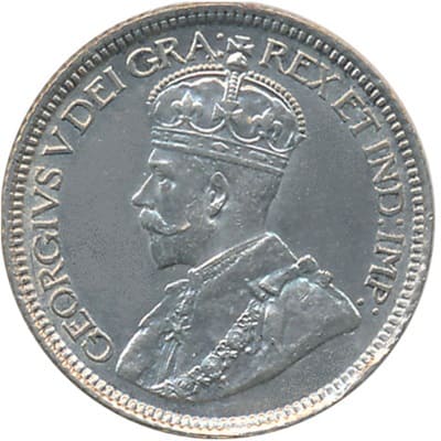 Canadian Canadian 1918 10 Cent Value