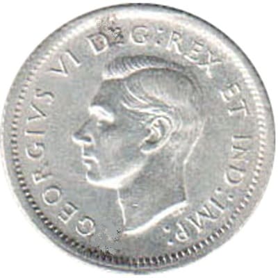 Canadian Canadian 1939 10 Cent Value