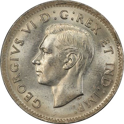Canadian Canadian 1942 10 Cent Value