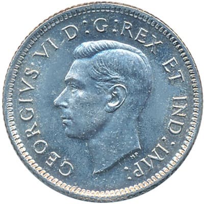 Canadian Canadian 1943 10 Cent Value