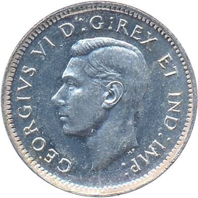 Canadian Canadian 1944 10 Cent Value
