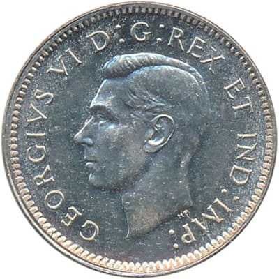 Canadian Canadian 1946 10 Cent Value