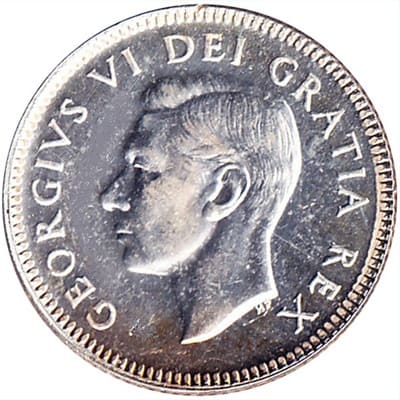 Canadian Canadian 1948 10 Cent Value