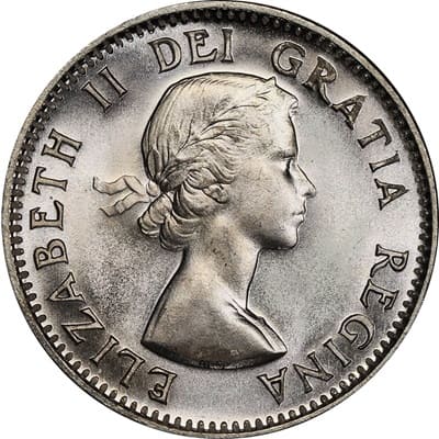 Canadian Canadian 1953 10 Cent Value