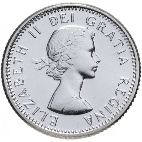 Canadian Canadian 1960 10 Cent Value