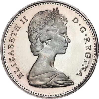 Canadian Canadian 1967 10 Cent Value