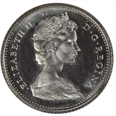 Canadian Canadian 1968 10 Cent Value