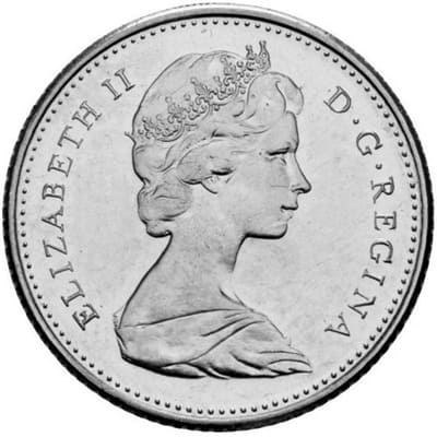 Canadian Canadian 1973 10 Cent Value