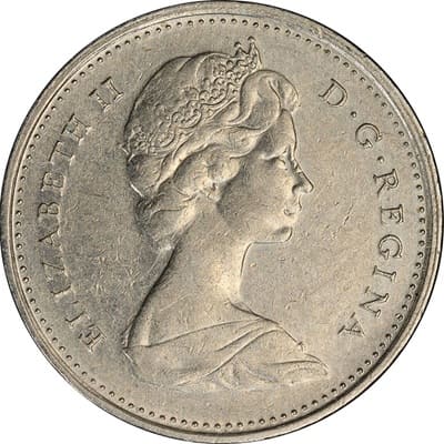 Canadian Canadian 1974 10 Cent Value