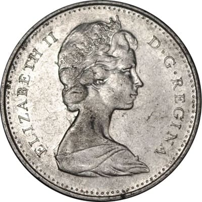 Canadian Canadian 1976 10 Cent Value